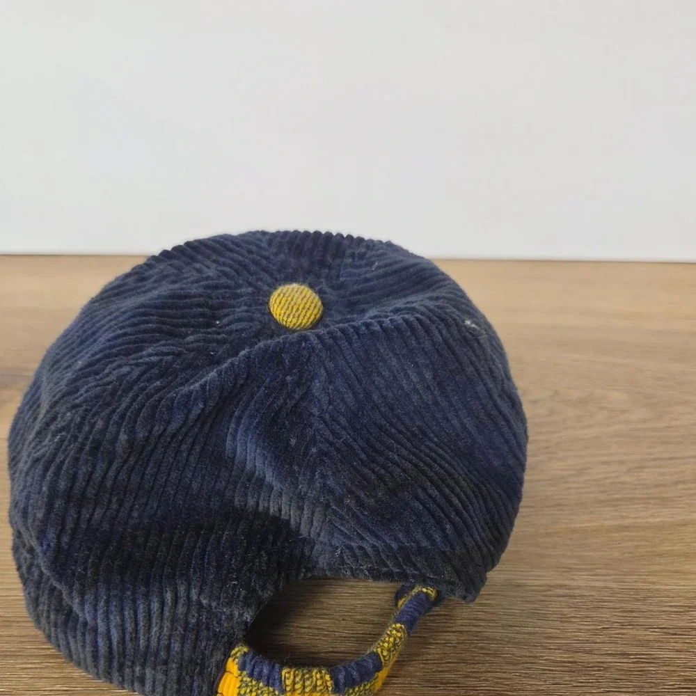 Michigan Wolverines navy corduroy baseball cap kids size